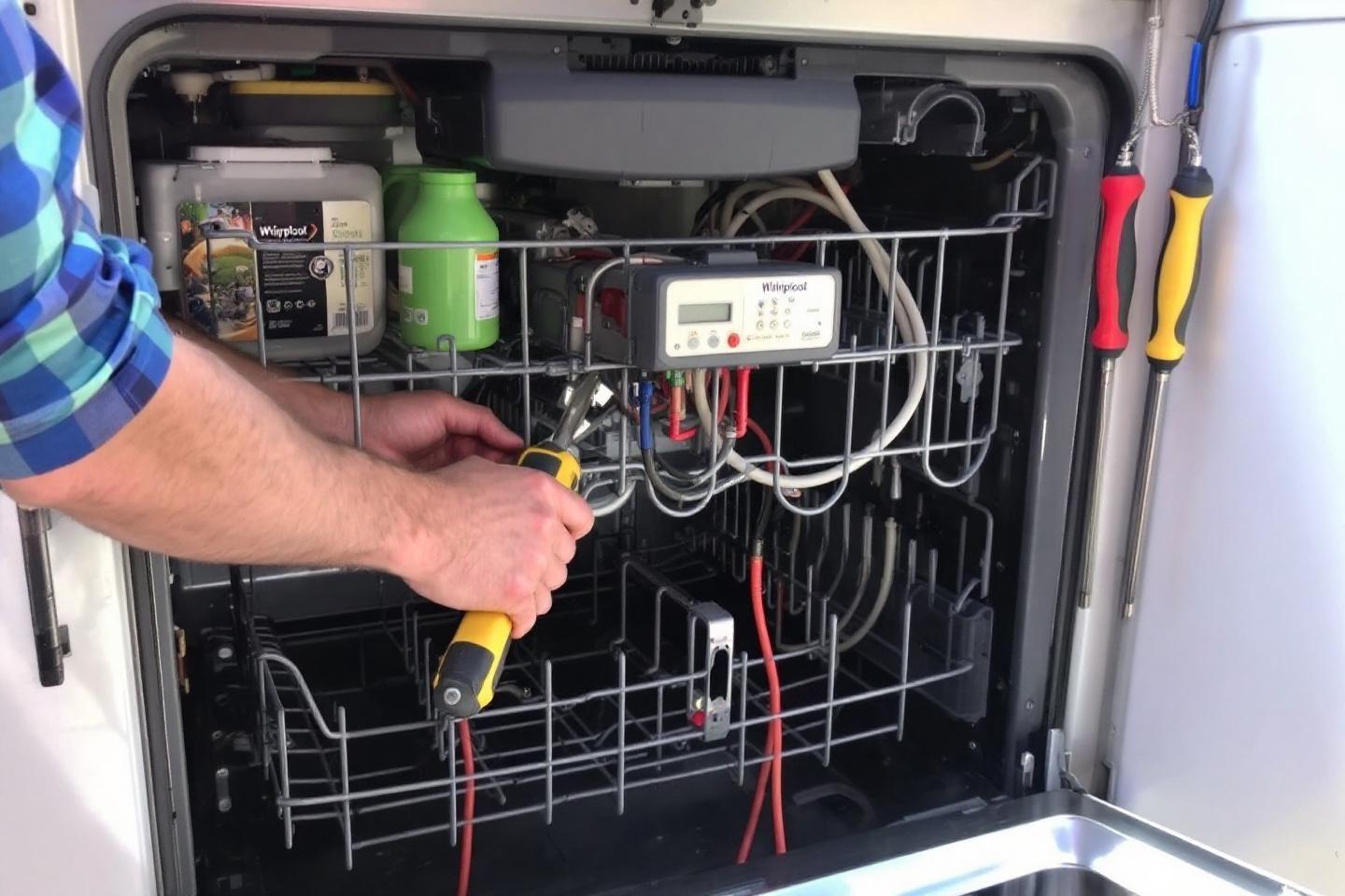 Comment réparer la fuite et accéder au bac anti-fuite de votre lave-vaisselle Whirlpool