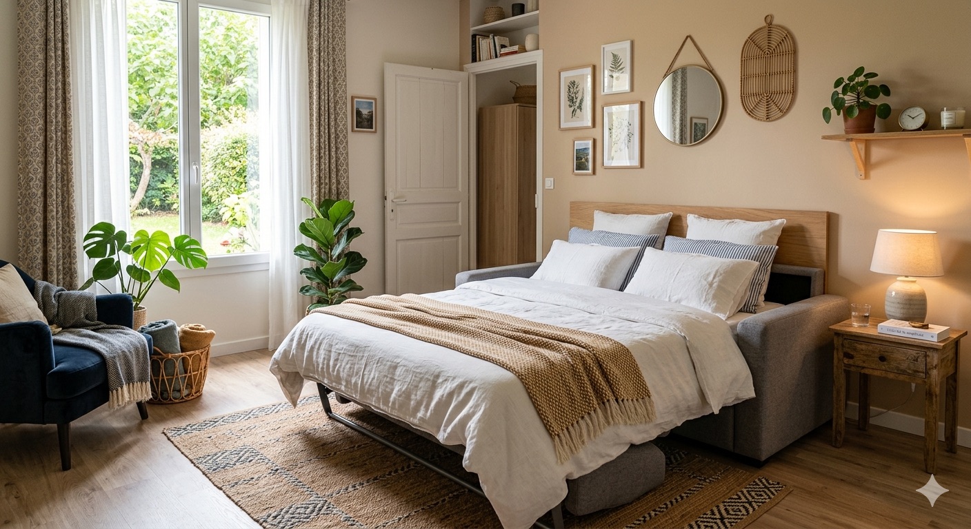 Améliorer rapidement la décoration de sa chambre d’amis