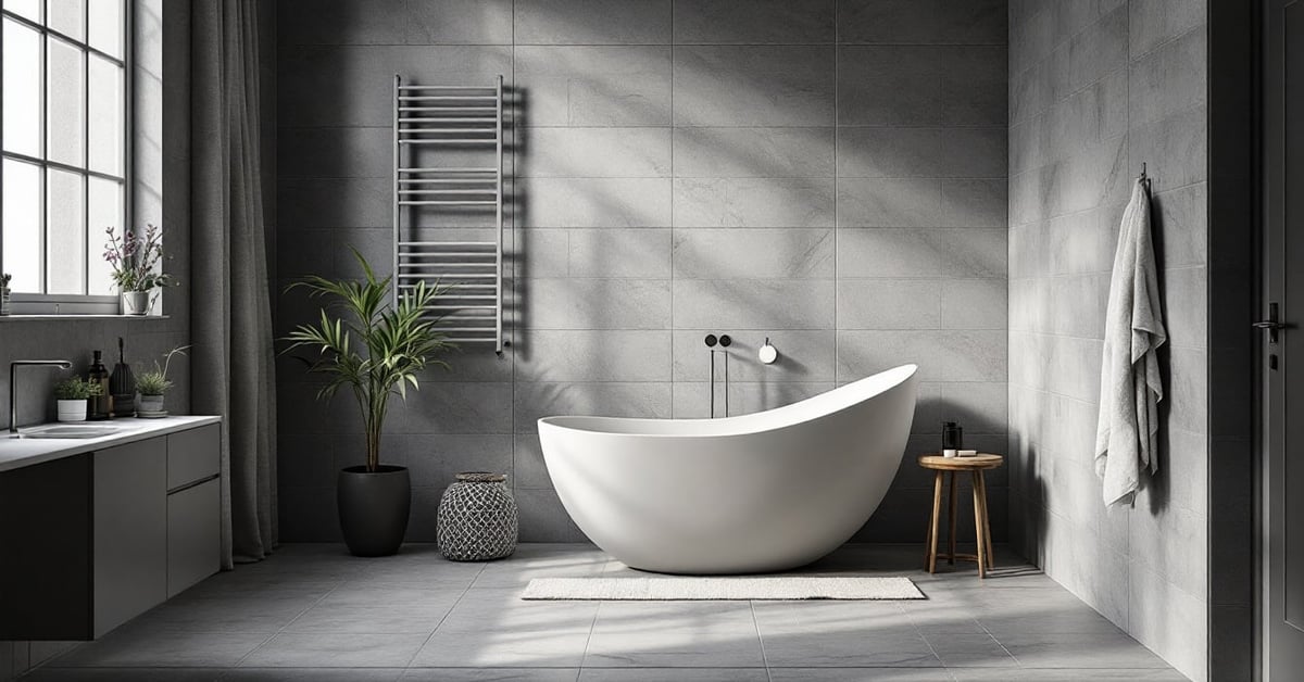 Carrelage mural salle de bain : faïence, grès ou zellige ?