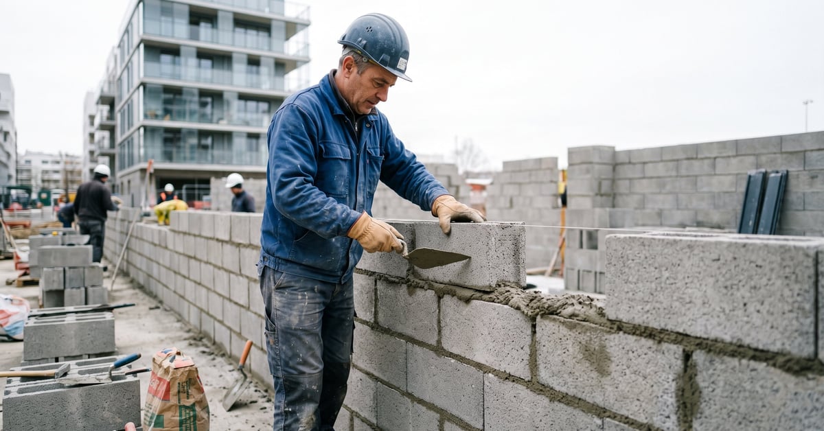 Monter un mur en parpaing soi-même : méthode et budget